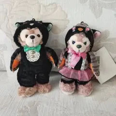 ディズニー ダッフィー シェリーメイ ぬいぐるみバッジ ハロウィンのサムネイル