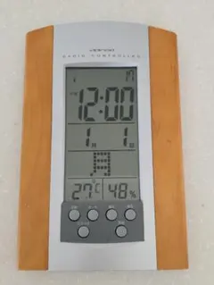 デジタル置時計 温度湿度計