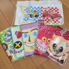 トミカ&ディズニーキャラ&ドラえもんミニタオル セットのサムネイル