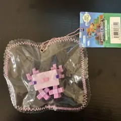 Minecraft スクイーズキーホルダー ウーパールーパー ピンク