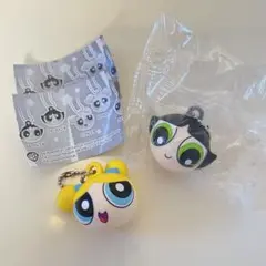 【2種セット】パワーパフ ガールズ マスコットキャップチャーム