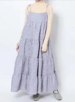 merry jenny rumpleティアードキャミワンピース