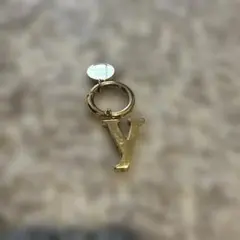 イニシャル Y チャーム ゴールドカラー