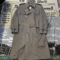 90s London Towne トレンチコート ダブルブレスト ロングコート