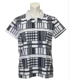 TOMMY HILFIGER GOLF チェック柄ポロシャツ Mサイズ