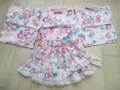Bee des Bee 浴衣ドレス 110cm 花柄のサムネイル