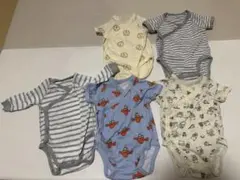 ユニクロ ボディスーツ 60サイズ 5枚セット25日まで