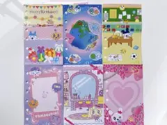 【正規品】6枚全種 たまごっち シール帳台紙 リフィル たまもりシール バンダイ