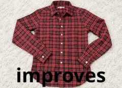 improves ink チェックシャツ　M