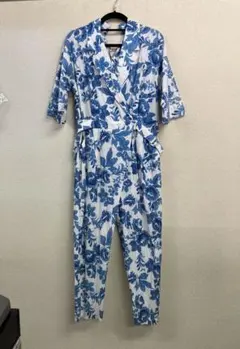 ムルーアMURUA 総柄コットンオールインワン