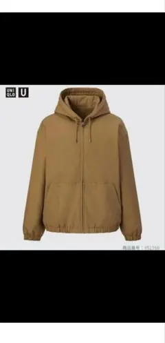 【新品未使用】 ユニクロＵ フーデッドジップアップブルゾン