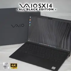 VAIO SX14 ALL BLACK EDITION 4K 新品バッテリーのサムネイル