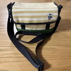 CHUMS カメラバッグ　ストライプ