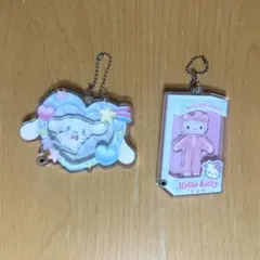 산리오 옷장 컬렉션 사용자 정의 아크릴 매력 키티와 시나모롤