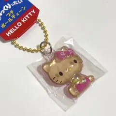 ぷっくりったい プチボールチェーン ハローキティ 日焼けキティ キーホルダー