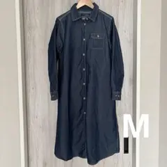【美品】LOGOSDAYS ロゴス デニム ワンピース 長袖　Mのサムネイル