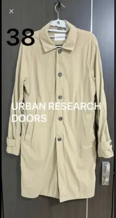 美品！URBAN RESEARCH DOORS ステンカラーコート　38 メンズ