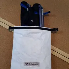 ★手作りタイベック　トレッキングポール用バッグ【S】★ハート★