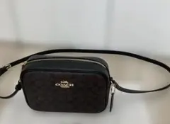 COACH ジェイミー　カメラバッグ　シグニチャー　美品　大きめ