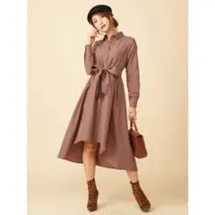 引越しの為最終値下げ★【ROYALPARTY】ウエストタックシャツワンピース