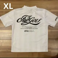 FR2 GOLF サイズXL ストライプ　モックネックシャツ　ホワイト FR2 GOLF ストライプ モックネックシャツ ホワイト サイズXL - メルカリ