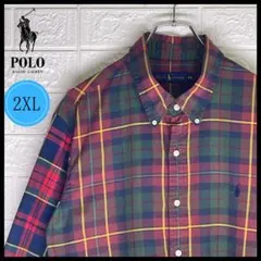 【24時間以内　匿名発送】ゆるだぼ‼︎ ラルフローレン　BD長袖シャツ　2XL