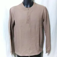 Healthknit ヘンリーネック ロングスリーブ Tシャツ M 未使用品