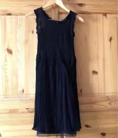 ドゥファミリー　ワンピース　Mサイズ　日本製　ペチコート付き