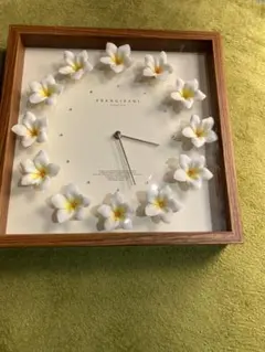 フラワーデザイン 壁掛け時計