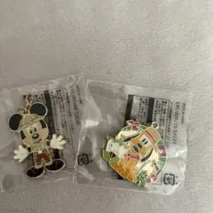 ミッキーとグーフィー キーホルダーセット