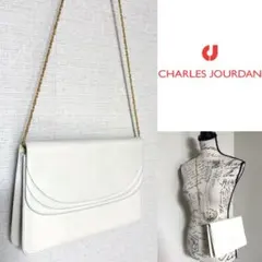 CHARLES JOURDAN ゴールド チェーン デザイン ショルダーバッグのサムネイル