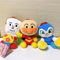 アンパンマン ぬいぐるみ　ころふわ　アンパンマン  しょくぱんまん　コキンちゃん