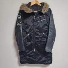 美品　HYSTERIC GLAMOUR ヒステリック　グラマー、モッズコート、黒 中古・古着通販】Hysteric Glamour (ヒステリックグラマー) ロゴ