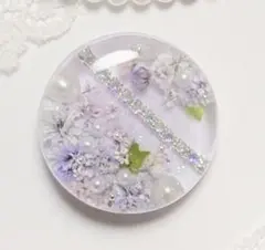 Y K 様ご専用⟡780可憐な♡紫小花とパールのブーケ ビジューライン