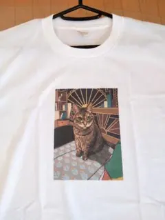 【世界で１枚】D・Art風 「猫 T」a【オリジナル】(W) men's M