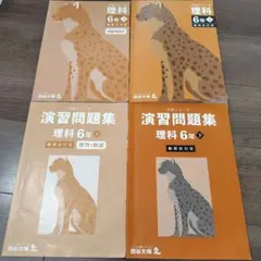 予習シリーズ理科6年下難関校対策、演問理科6年下 難関校対策、各解答集、計4冊