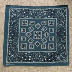 レア クッキー柄 イエロー PARIS 13960 ビンテージバンダナ 1564 レア クッキー柄 イエロー PARIS 13960 ビンテージバンダナ 1564