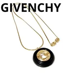 GIVENCHY ジバンシー ヴィンテージ ロング ネックレス 大ぶり ゴールド