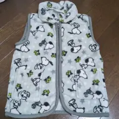 スヌーピー フリースベスト