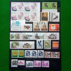 中国切手 各種38枚 未使用・使用済 混合