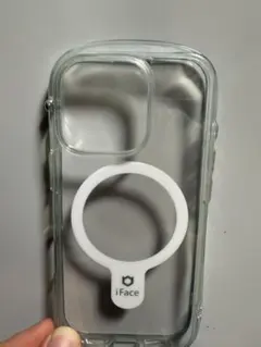 クリアソフトケース マグネット対応 アイフェイス iPhone16プロpro