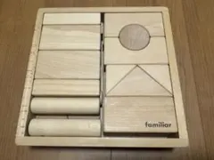 familiar 木製つみきセット 木箱入りのサムネイル