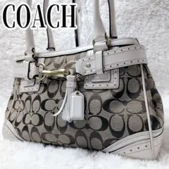 【美品】COACH ロゴ総柄 ボストンバッグ ジャガード キャンバス 美品】COACH ロゴ総柄 ボストンバッグ ジャガード キャンバス - メルカリ