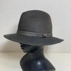 ▼Borsalino　ボルサリーノ　ペーパーハット　ブラック　パナマのサムネイル