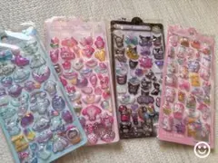 ハローキティ クロミ シナモン マイメロ ボンボンドロップシール シール交換