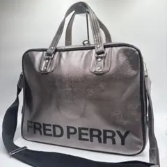 美品✨フレッドペリー 2WAY ボストンバッグ ショルダーバッグ ドラム