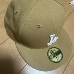 New Era 59FIFTY ベージュキャップ 7 1/8