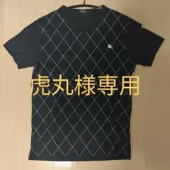 BURBERRY ブラックレーベル ホースロゴ刺繍 ノバチェク M 黒 - メルカリ