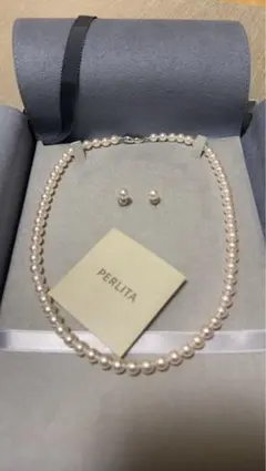 PERLITA 真珠ネックレスピアス　花珠　あこやのサムネイル