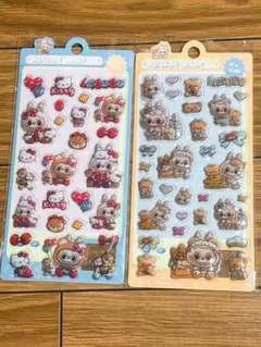 ラブブ ボンボンドロップシール2点セット